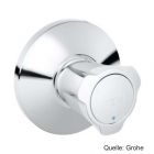 GROHE Costa UP-Ventil Oberbau 20-200 mm Markierung blau, verchromt 19806001