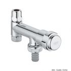 GROHE Original WAS Ventil "Eckfix" DN10 Montage auf Eckventil verchromt 41030000