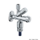 GROHE Original WAS Kombi-Eckventil DN15, Rohrbelüfter Bauform C,verchr.