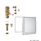 GROHE Druckspüler f. WC, Austauscharmatur, 6 - 9 l einstellbar, verchromt