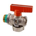 Simplex KFE-Kugelhahn für Solaranlagen, vernickelt mit 1/2" Außengewinde