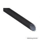 Fränkische Rohrwerke Isolierrohr,Kunststoff,gewellt,M16,L:100m,schwarz 26210016