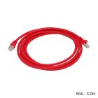 Kupfer-Patchkabel Cat. 7, 3m rot