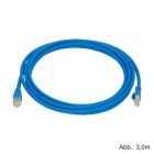 Kupfer-Patchkabel Cat. 7, 3m blau
