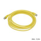 Kupfer-Patchkabel Cat. 7, 3m gelb