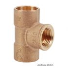 Lötfitting Rotguss T-Stück 90° mit 1 Innengewinde,Serie 4130G,12mm - 1/2" - 12mm