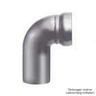 Loro-X-Stahl-Abflusssystem Winkelbogen mit Kurzmuffe, DN 40-90°