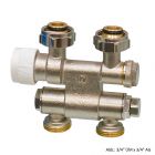 Oventrop Anschlussarmatur Multiblock TF, Ein-/Zweirohr, 3/4"ÜM x 3/4"AG