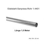 Viega Edelstahl-Sanpress-Rohr 1.4401, Länge 1,0m, 18 X 1,0 mm