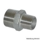 Edelstahl Reduktions-Doppelnippel, Serie 245, 3/8" x 1/4"