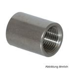 Edelstahl Muffe mit 2 Innengewinde, Serie 270, 1/2" x 34mm