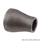 Reduzierstück, konzentrisch, BL 100 mm, 108,0/3,6 x 48,3/2,9 mm