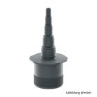 Haas PP Schlauchnippel DN 50 Übergang von Schlauch 8,2 26,5mm zum Abflussrohr