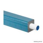 Uponor Uni Pipe PLUS Mehrschichtverbundrohr DHS9 weiß vorgedämmt 20x2,25 mm blau im Ring 75 m