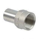 Viega Sanpress Inox-G Einsteckstück mit IG, 22 mm x 1/2"