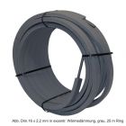 Viega Raxofix PE-Xc/AI/PE-Xc-Rohr 16 x 2,2 mm, Wärmed. exzentr. grau, 50m Ring