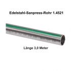 Viega Edelstahlrohr Sanpress nickelfrei 1.4521 in 3,0 m Stange, 35 x 1,5 mm