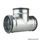 Wickelfalz Abzweigstück, verzinkt, DN 315 x 100, 90 Grad 