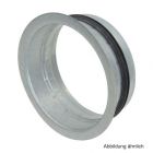 Wickelfalz Bundkragen, verzinkt, DN 250, 90 Grad