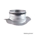 Wickelfalz Sattelstutzen, verzinkt,  DN 315 auf 315