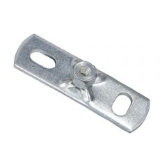 BIS Wandplatte 670, 80x25x3 mm, M8 