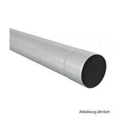 Fallrohr 10teilig/60 mm, 0,65mm, Länge 2m, zink, geschweißt