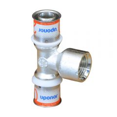 INTERPLAST PPR Rohr T-Stück Aqua-Plus – 32mm X 3/4" X 32mm, PN25, Für Heizungs- Und Trinkwasserinstallation